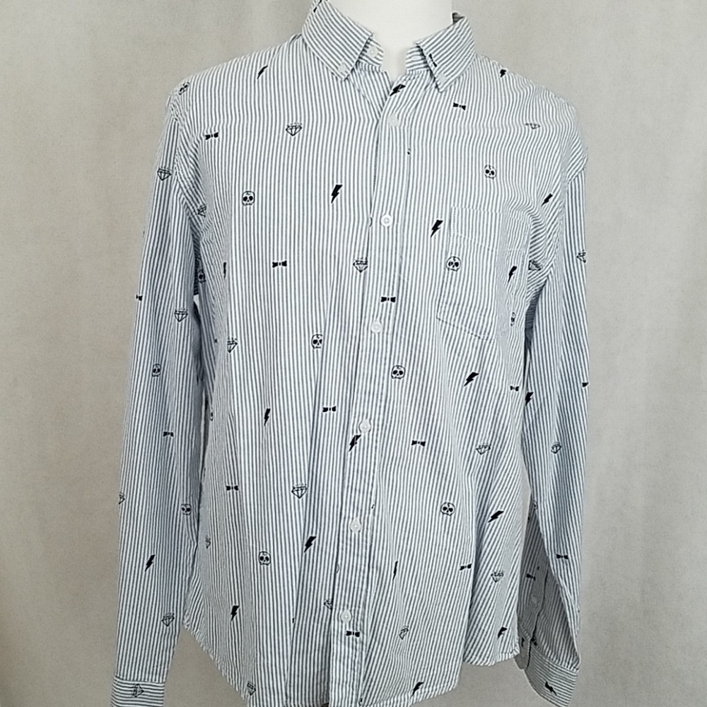 Mens Aeropostale Long Sleeve button down shirt